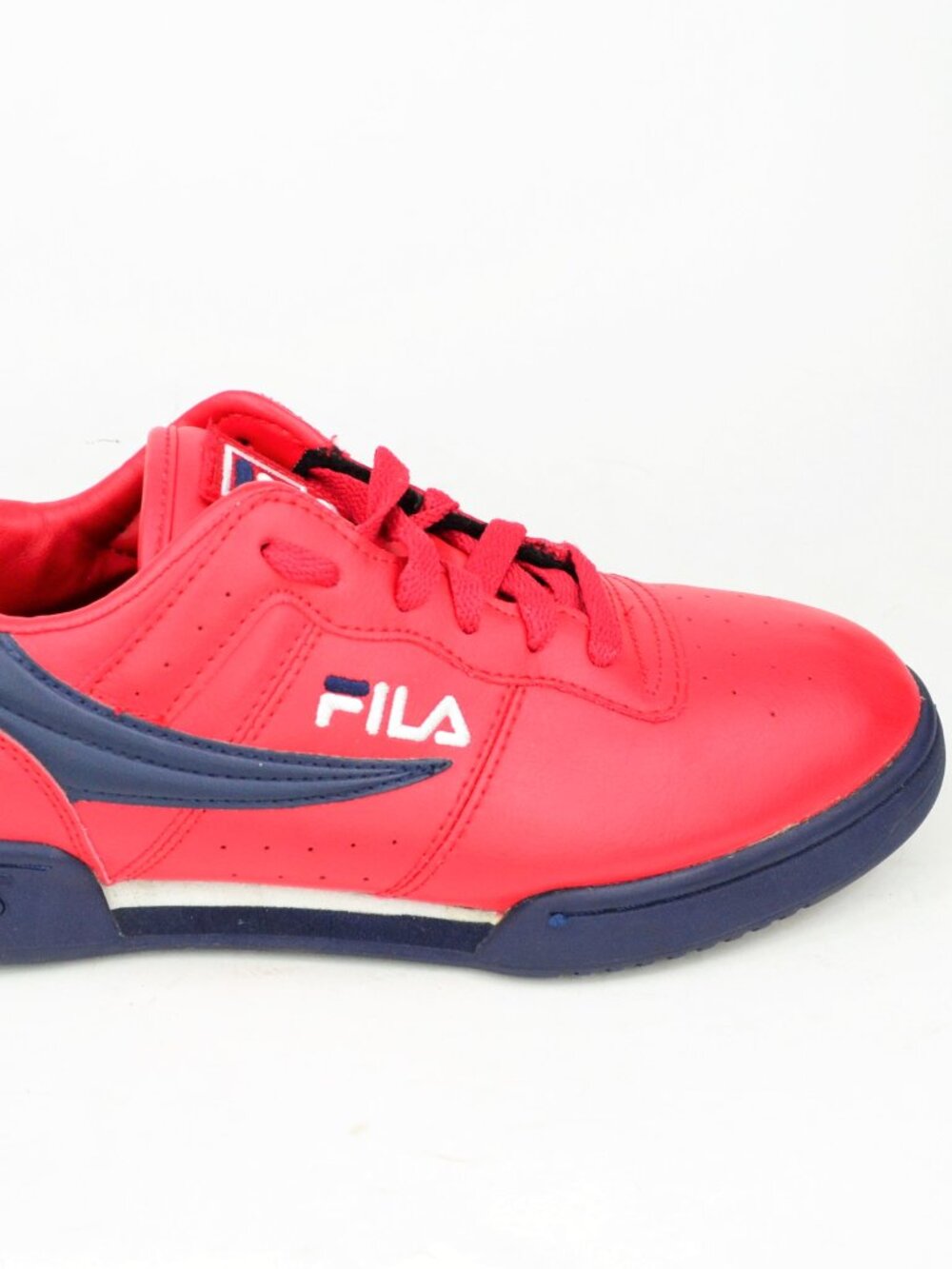 Fila Original Fitness Men's Size 8 Red Leather Cross Training Shoes 11F16LT-640